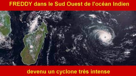 Freddy est devenu un cyclone très intense