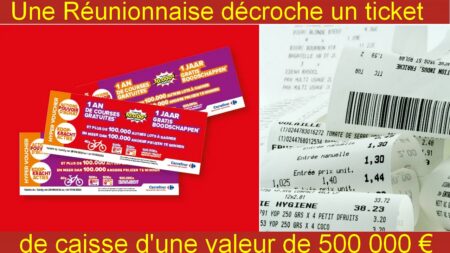 Une Réunionnaise décroche 500 000 €  avec un ticket CASH