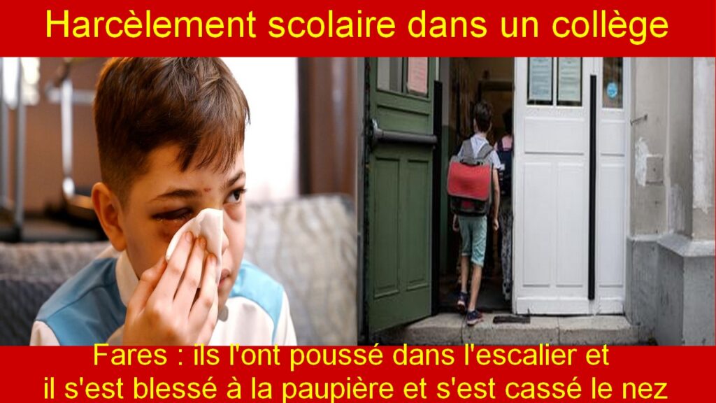 Fares, 12 ans, harcelé et victime de violences à l'école