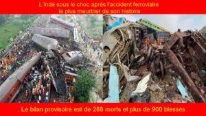 L'Inde sous le choc après l'accident ferroviaire le plus meurtrier de son histoire