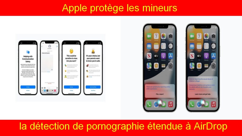 Apple protège les mineurs : la détection de pornographie étendue à AirDrop