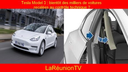 Tesla Model 3 : bientôt des milliers de voitures recalées au contrôle technique ?