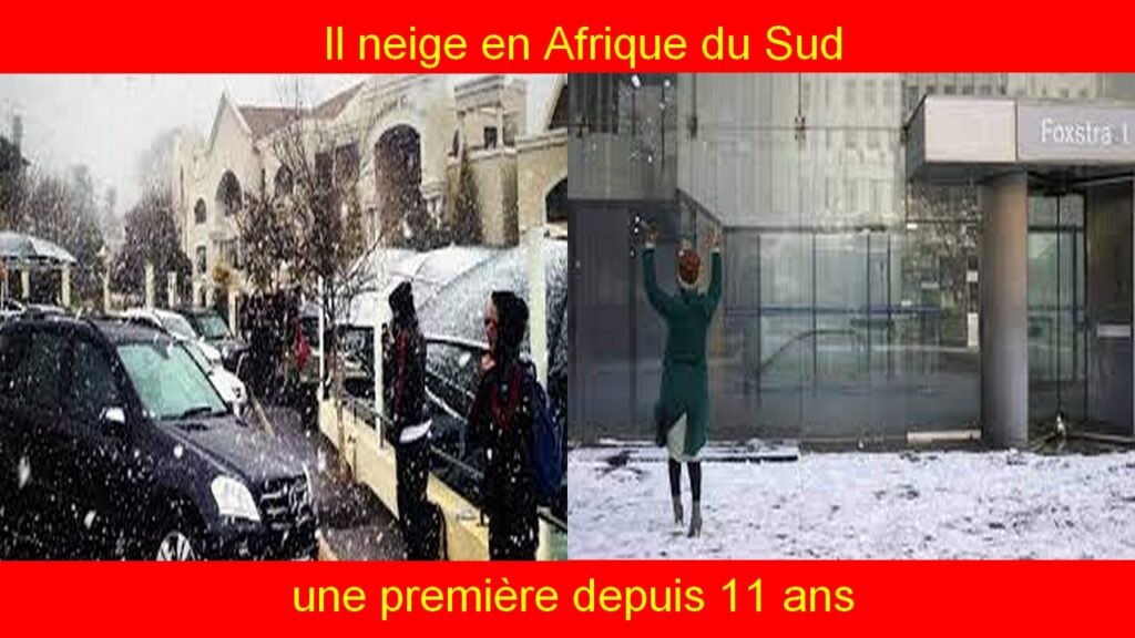 Il neige en Afrique du Sud : une première depuis 11 ans