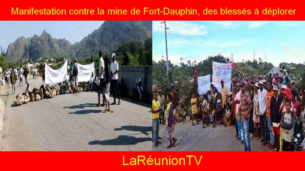 Madagascar: Manifestation contre la mine de Fort-Dauphin, des blessés à déplorer