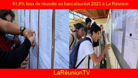 81,8% taux de réussite au baccalauréat 2023 à La Réunion